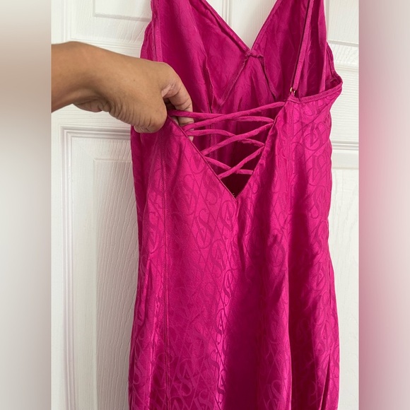 Victoria Secret Long Pink Dress Night Gown NWOT - Picture 14 of 16